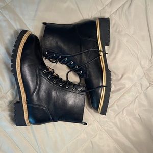 Black Combat Boots